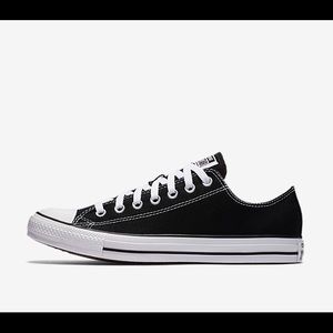 Black low top Converse